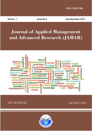 Journal of Applied Management and Advanced Research (JAMAR)